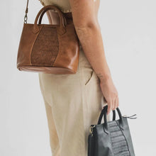 Load image into Gallery viewer, Hobo and Hutch - Woven Mini Tote Noir