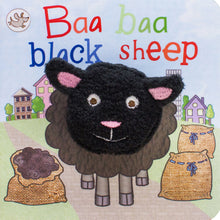 Load image into Gallery viewer, House of Marbles Baa Baa Black Sheep Chunky Finger Puppet