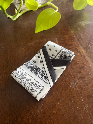 Neck/Hair Tie Paisley Print (12)