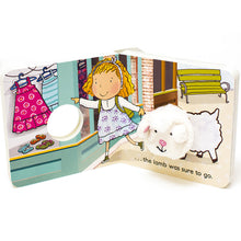 Load image into Gallery viewer, House of Marbles Mary Had a Little Lamb Chunky Finger Puppet Book