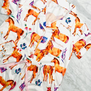 Ippico Children's Pony Print Pyjamas