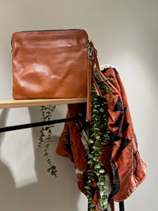 Zara Patchwork Clutch - 5 Tan