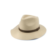 Load image into Gallery viewer, Thredbo Wool Felt Fedora - Beige