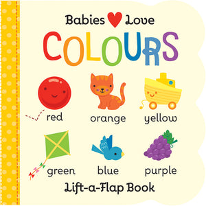 House of Marbles Babies Love Colours Lift-a-Flap Book