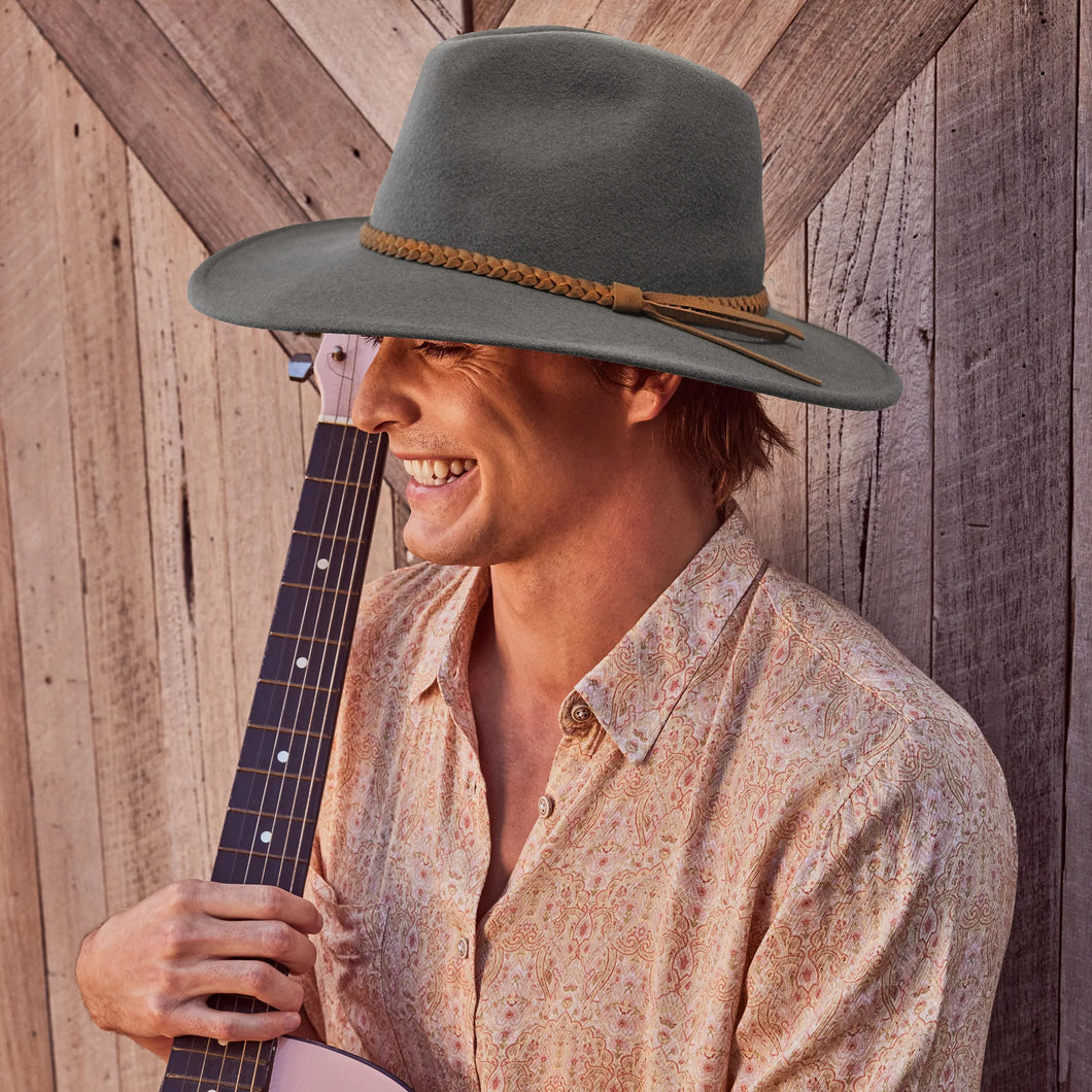 Blake Felt Fedora - Gun Metal Grey