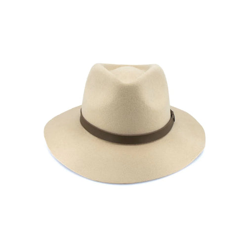 Thredbo Wool Felt Fedora - Beige