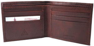 Rfid Security Block Hunter Vintage Leather Wallet - Brown