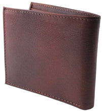 Load image into Gallery viewer, Rfid Security Block Hunter Vintage Leather Wallet - Brown