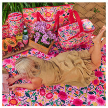 Load image into Gallery viewer, Picnic Cooler Bag - Flower Patch