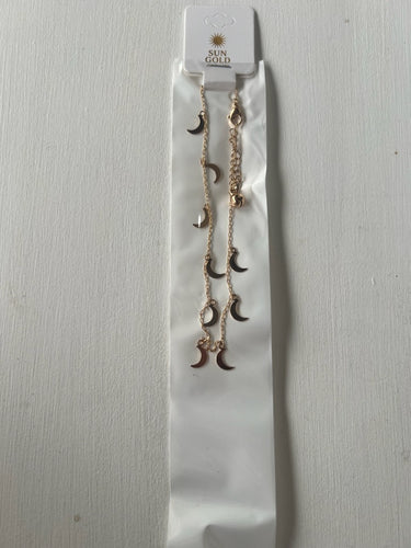 Anklet - Moon with Bell - JAN1001