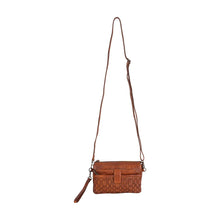Load image into Gallery viewer, Faye Leather Phone Bag Cognac GW6853COG