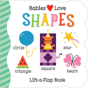 House of Marbles Babies Love Shapes Lift-a-Flap Book