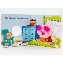 Load image into Gallery viewer, House of Marbles This Little Piggy Chunky Finger Puppet Book