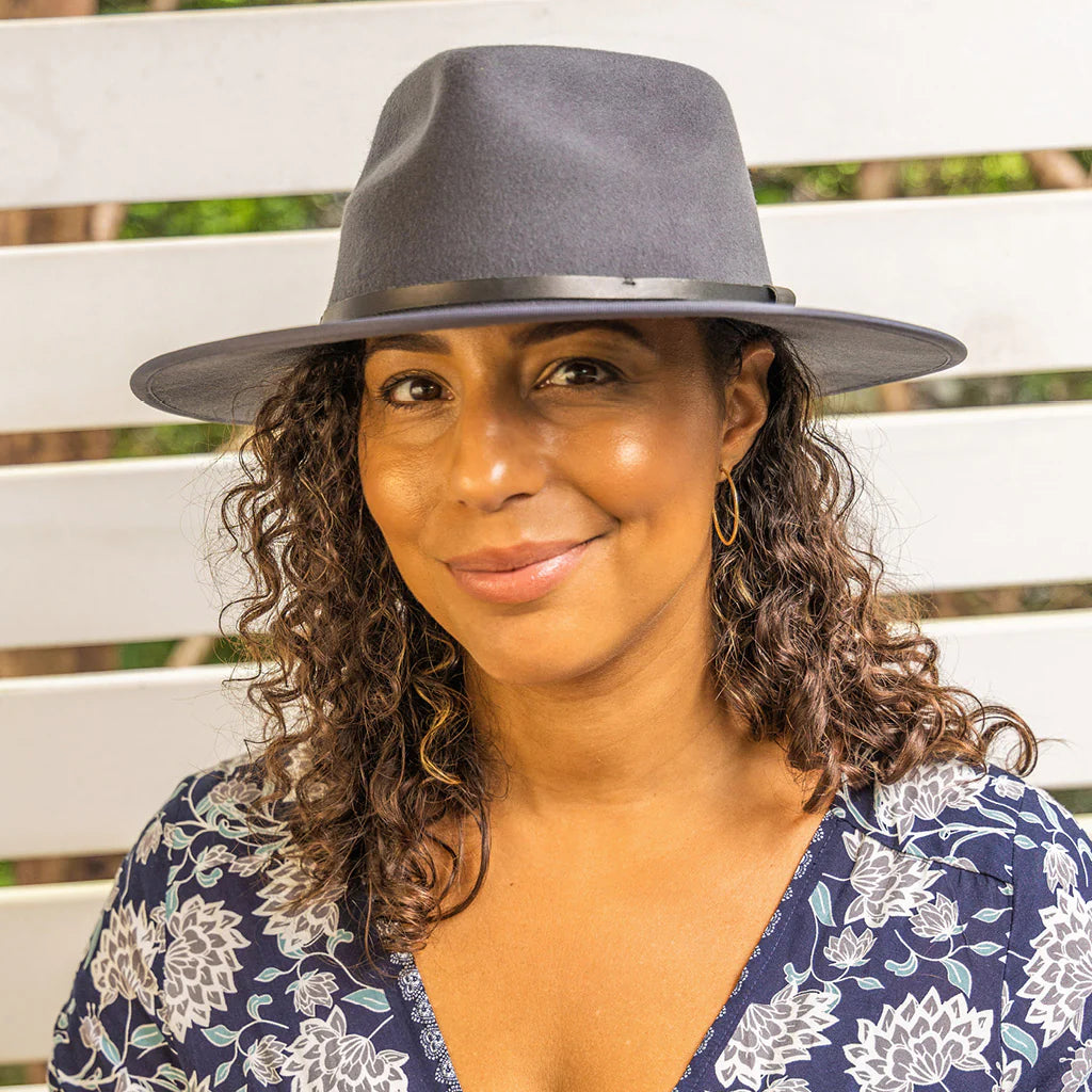 Benadict Felt Fedora - Grey