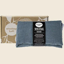 Load image into Gallery viewer, Wheatbag Luxe Linen Slate Lavender Scented