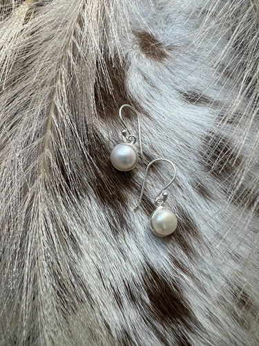 Sterling Silver and Freshwater Pearl Dangles