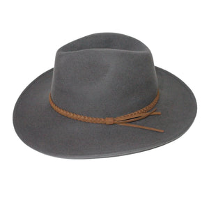 Blake Felt Fedora - Gun Metal Grey