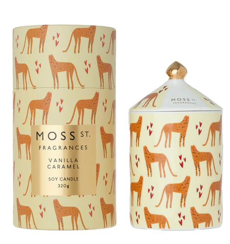 Vanilla Caramel Ceramic Candle 320g