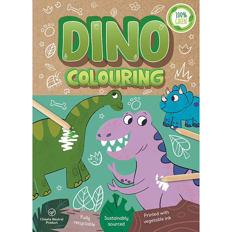 House of Marbles Eco Colouring Book - Dino