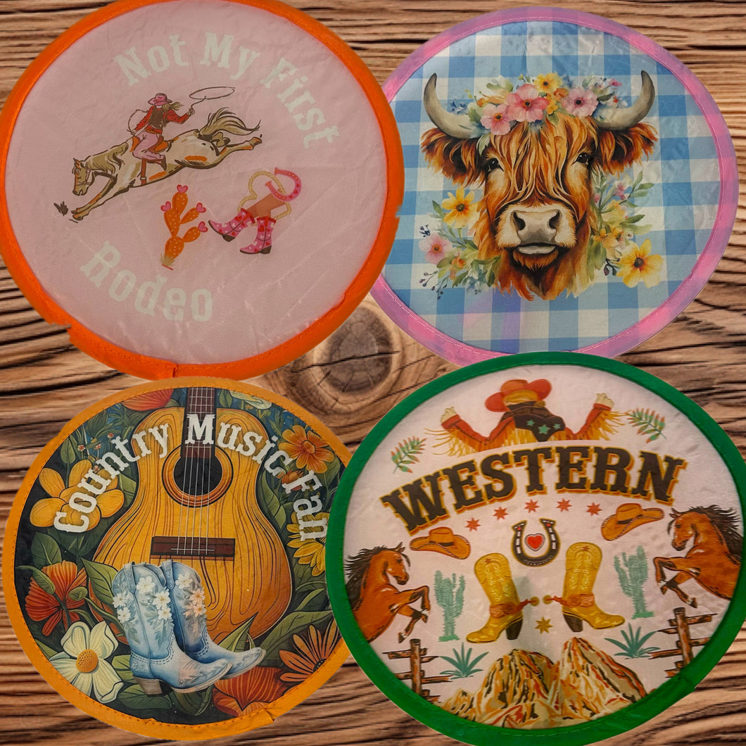 POP UP FANS - COUNTRY DESIGNS