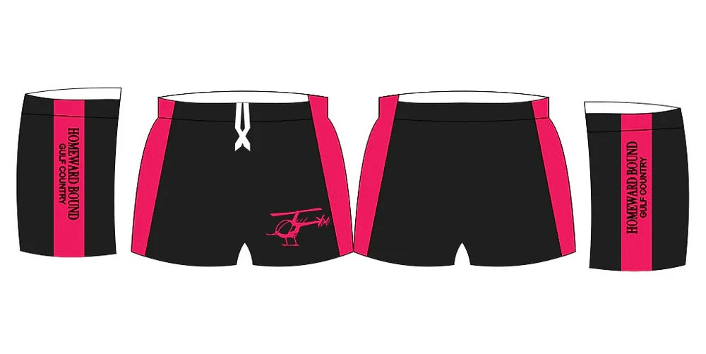 Homeward Bound - KIDS Fly High Footy Shorts - Hot Pink