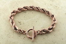 Load image into Gallery viewer, Rope Link Bracelet - Copper