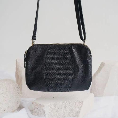 Hobo and Hatch - Woven Tre Bag Noir
