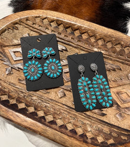 Turquoise Western Dangles