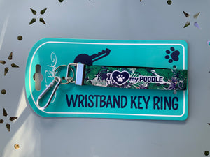 Wristband Keyring Love My Poodle