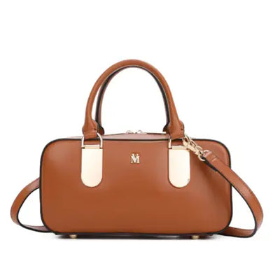 Jade Brown Vera May Vegan Leather Handbag