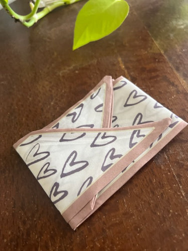 Neck/Hair Tie - Mocha Hearts (13)