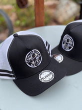 Load image into Gallery viewer, BB4X4 Striped Trucker Hat - Black