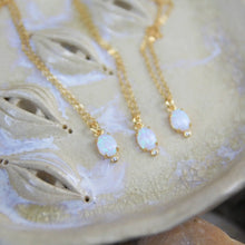 Load image into Gallery viewer, Bo and Ho - Gold Opal Necklace