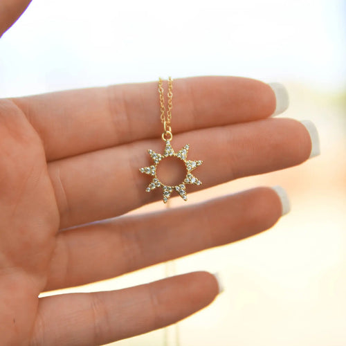 Bo and Ho - Gold Sun Necklace