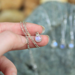 Bo and Ho - Silver Moonstone Necklace