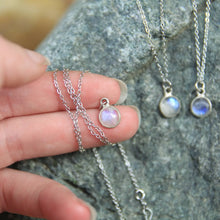 Load image into Gallery viewer, Bo and Ho - Silver Moonstone Necklace