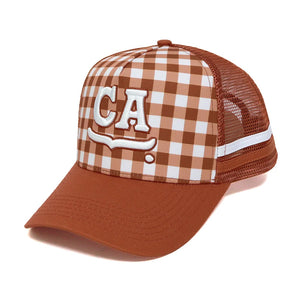 C.A Signature Exclusive Trucker Cap - Gingham