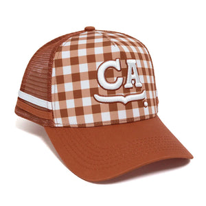 C.A Signature Exclusive Trucker Cap - Gingham