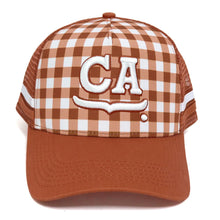 Load image into Gallery viewer, C.A Signature Exclusive Trucker Cap - Gingham