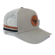 Load image into Gallery viewer, C.A Signature Trucker Cap - Leather - Grey