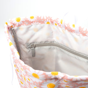 Out & About Daisy Drawstring Bag
