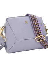 Load image into Gallery viewer, Ruby Purple Vera May Vegan Leather Handbag