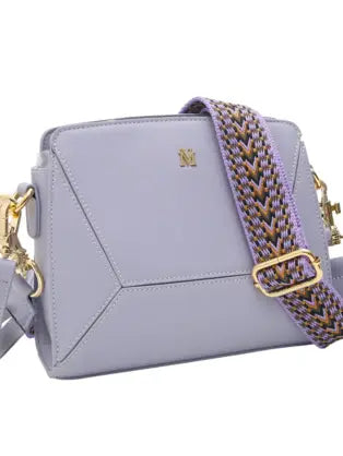 Ruby Purple Vera May Vegan Leather Handbag