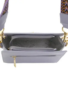 Ruby Purple Vera May Vegan Leather Handbag