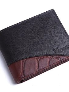 MS3 Genuine Cowhide Leather Mens Sport Wallet
