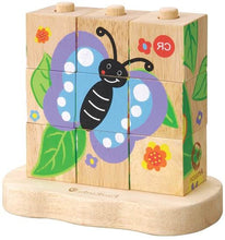 Load image into Gallery viewer, Amazon 9pc- Caterpillar to Butterfly Stacking Puzzle