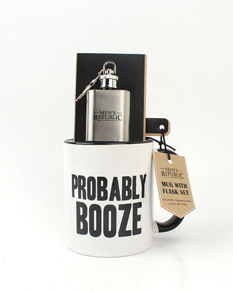 Men's Republic Men's Republic Mug Set - Probably Booze
