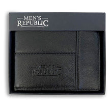 Load image into Gallery viewer, Men&#39;s Republic Men&#39;s Republic Leather Wallet - Black