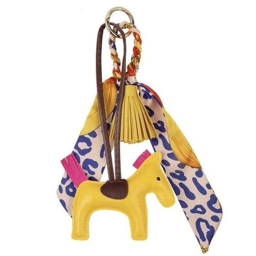 Ippico Equestrian - Deluxe Pony Keyring | Yellow