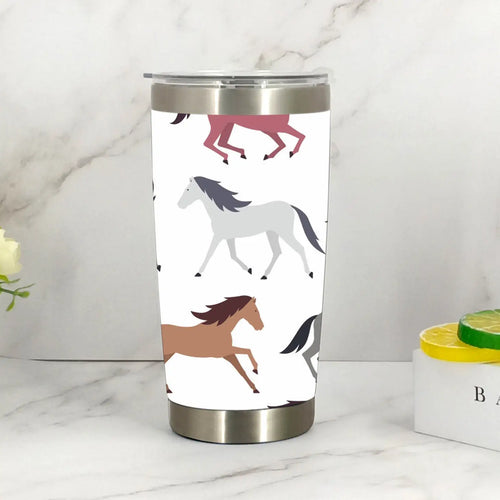 Ippico Equestrian - Ippico | Horse Print Coffee Mug | White Horse Print